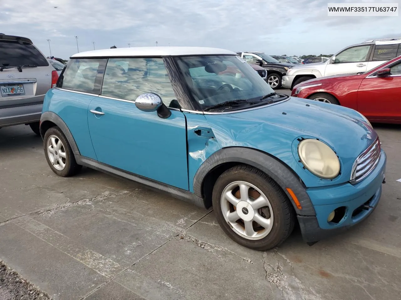 2007 Mini Cooper VIN: WMWMF33517TU63747 Lot: 76093504