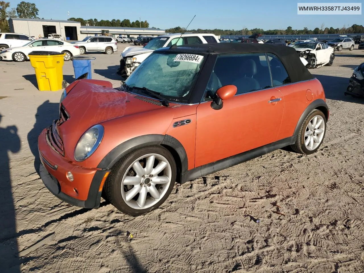 2007 Mini Cooper S VIN: WMWRH33587TJ43499 Lot: 76266684