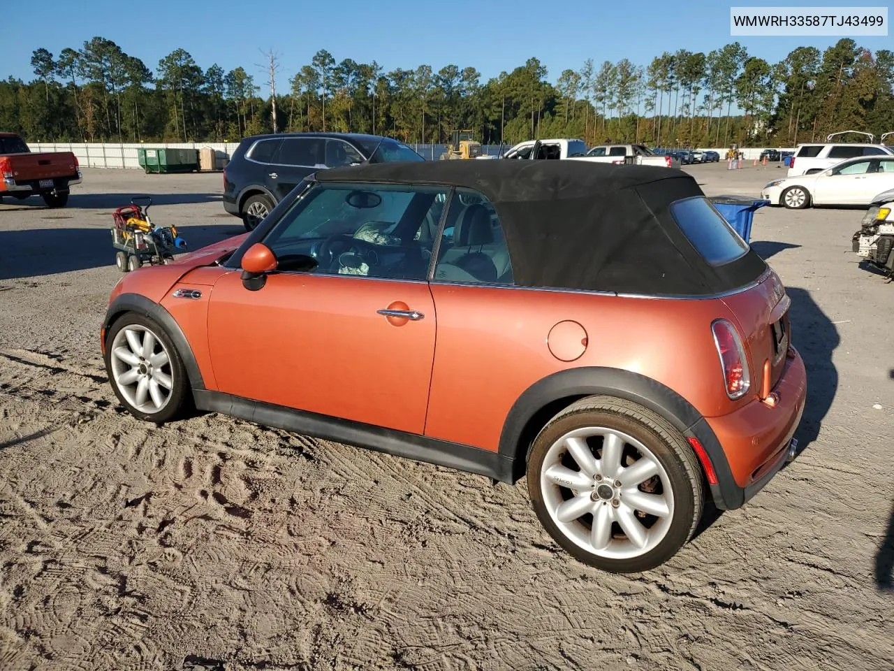 2007 Mini Cooper S VIN: WMWRH33587TJ43499 Lot: 76266684