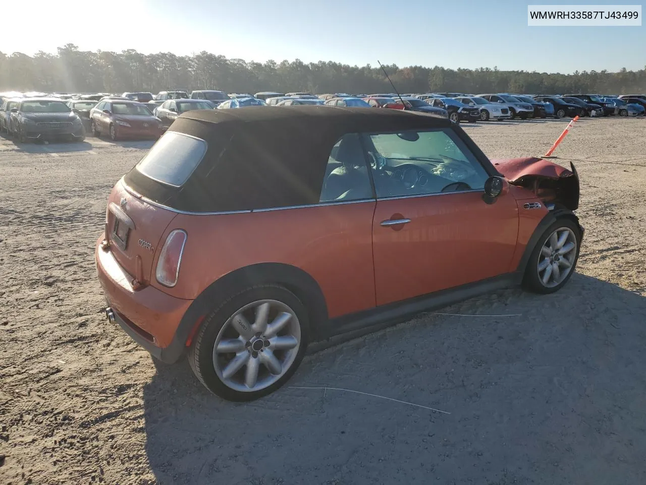 2007 Mini Cooper S VIN: WMWRH33587TJ43499 Lot: 76266684