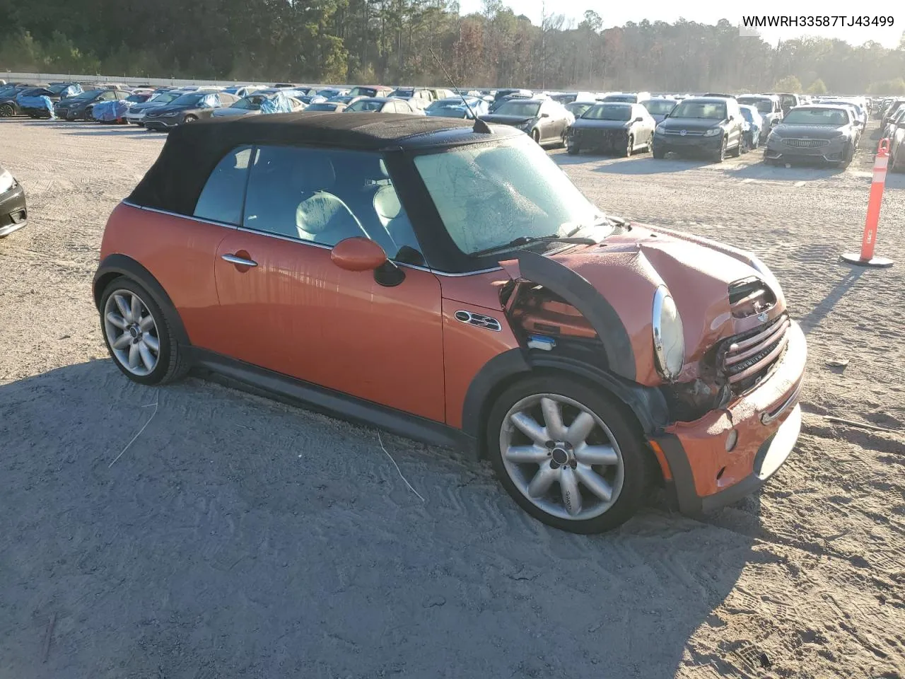 2007 Mini Cooper S VIN: WMWRH33587TJ43499 Lot: 76266684