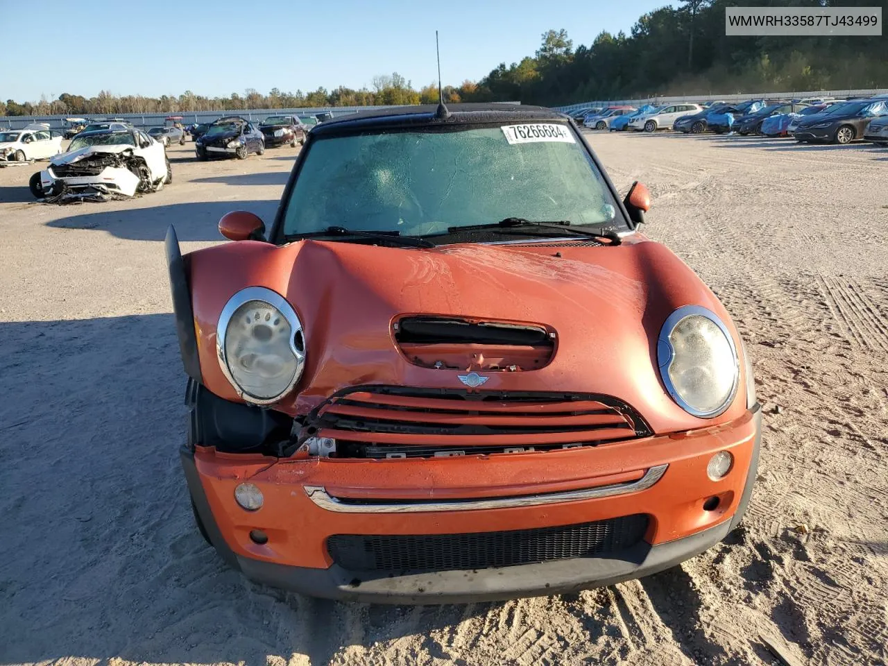 2007 Mini Cooper S VIN: WMWRH33587TJ43499 Lot: 76266684