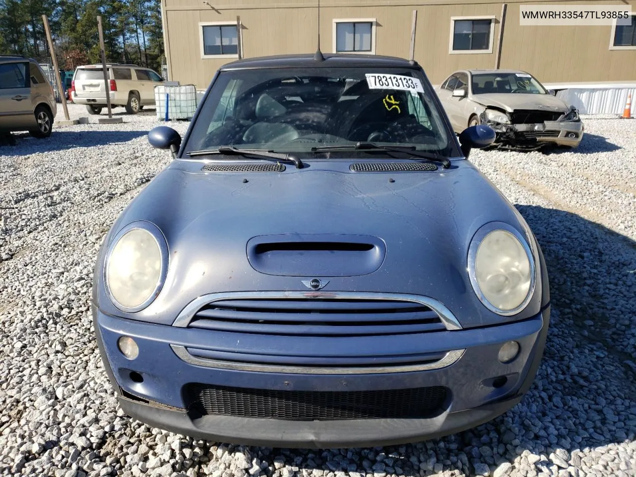 2007 Mini Cooper S VIN: WMWRH33547TL93855 Lot: 78313133