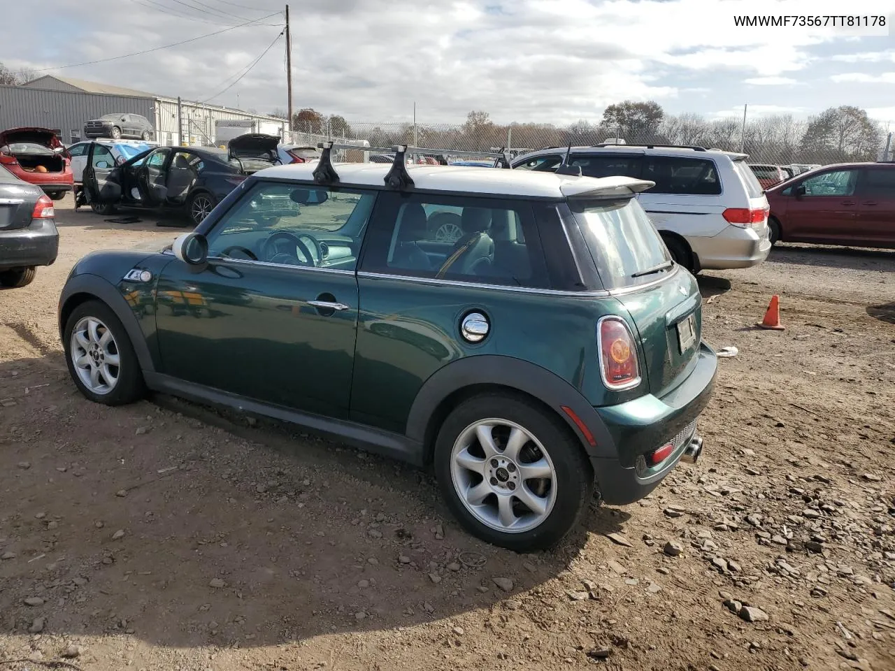 2007 Mini Cooper S VIN: WMWMF73567TT81178 Lot: 78828294