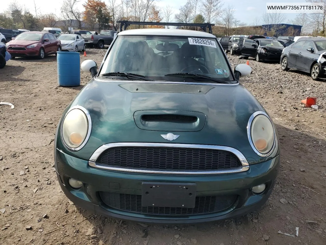 2007 Mini Cooper S VIN: WMWMF73567TT81178 Lot: 78828294