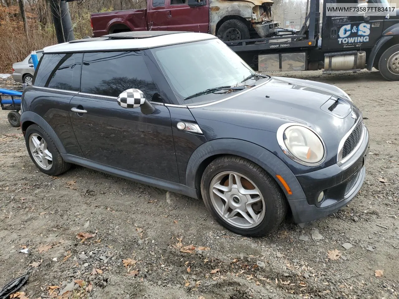 2007 Mini Cooper S VIN: WMWMF73587TT83417 Lot: 80880054