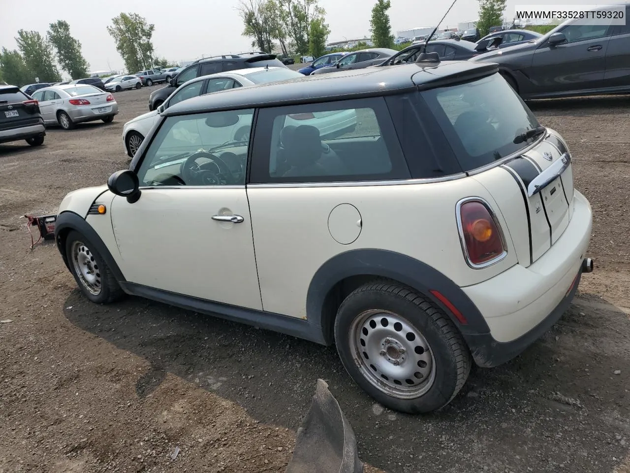 2008 Mini Cooper VIN: WMWMF33528TT59320 Lot: 63019994