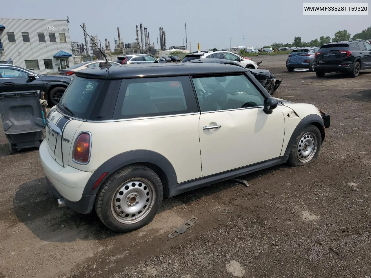 2008 Mini Cooper VIN: WMWMF33528TT59320 Lot: 63019994