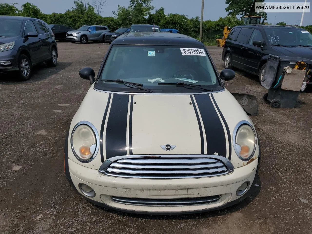 2008 Mini Cooper VIN: WMWMF33528TT59320 Lot: 63019994