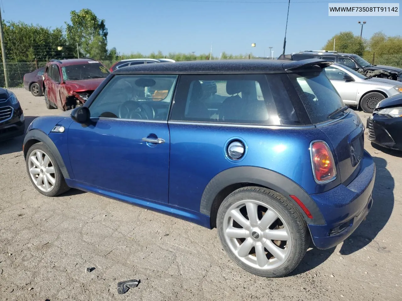 2008 Mini Cooper S VIN: WMWMF73508TT91142 Lot: 66886084