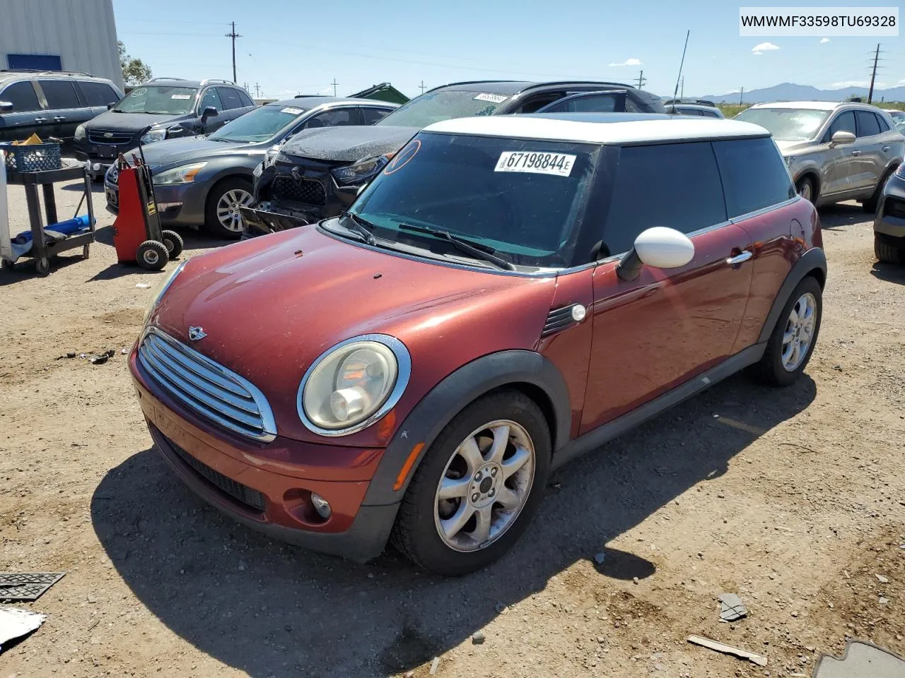 2008 Mini Cooper VIN: WMWMF33598TU69328 Lot: 67198844