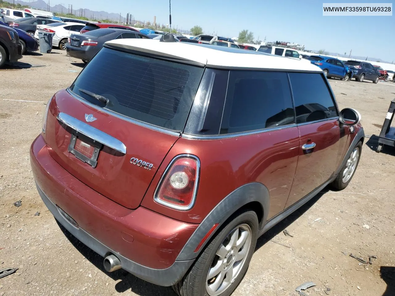 2008 Mini Cooper VIN: WMWMF33598TU69328 Lot: 67198844