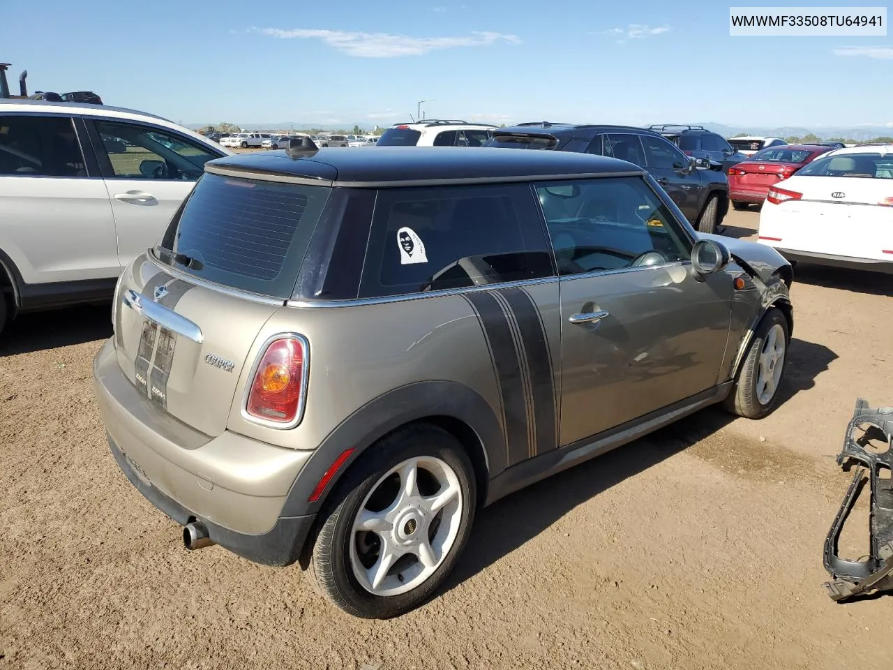 2008 Mini Cooper VIN: WMWMF33508TU64941 Lot: 67413844