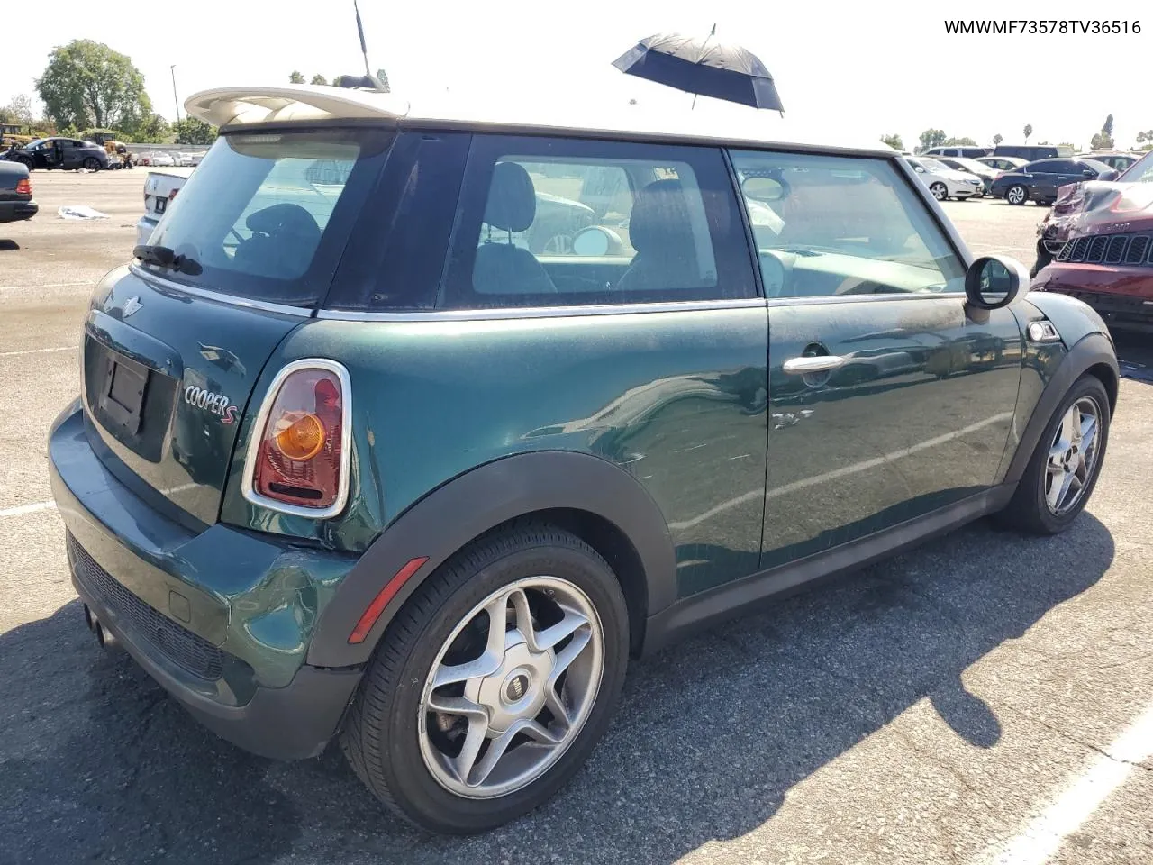 2008 Mini Cooper S VIN: WMWMF73578TV36516 Lot: 69248894