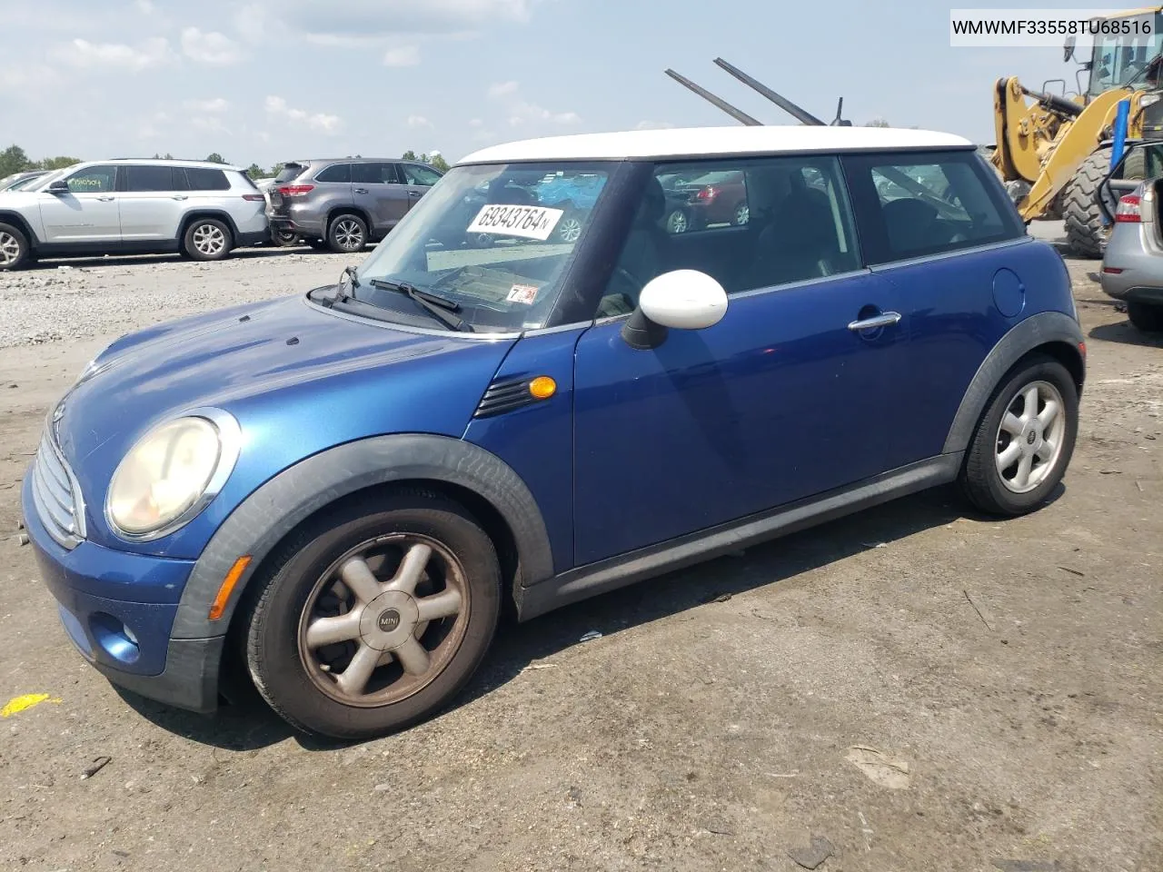 2008 Mini Cooper VIN: WMWMF33558TU68516 Lot: 69343764