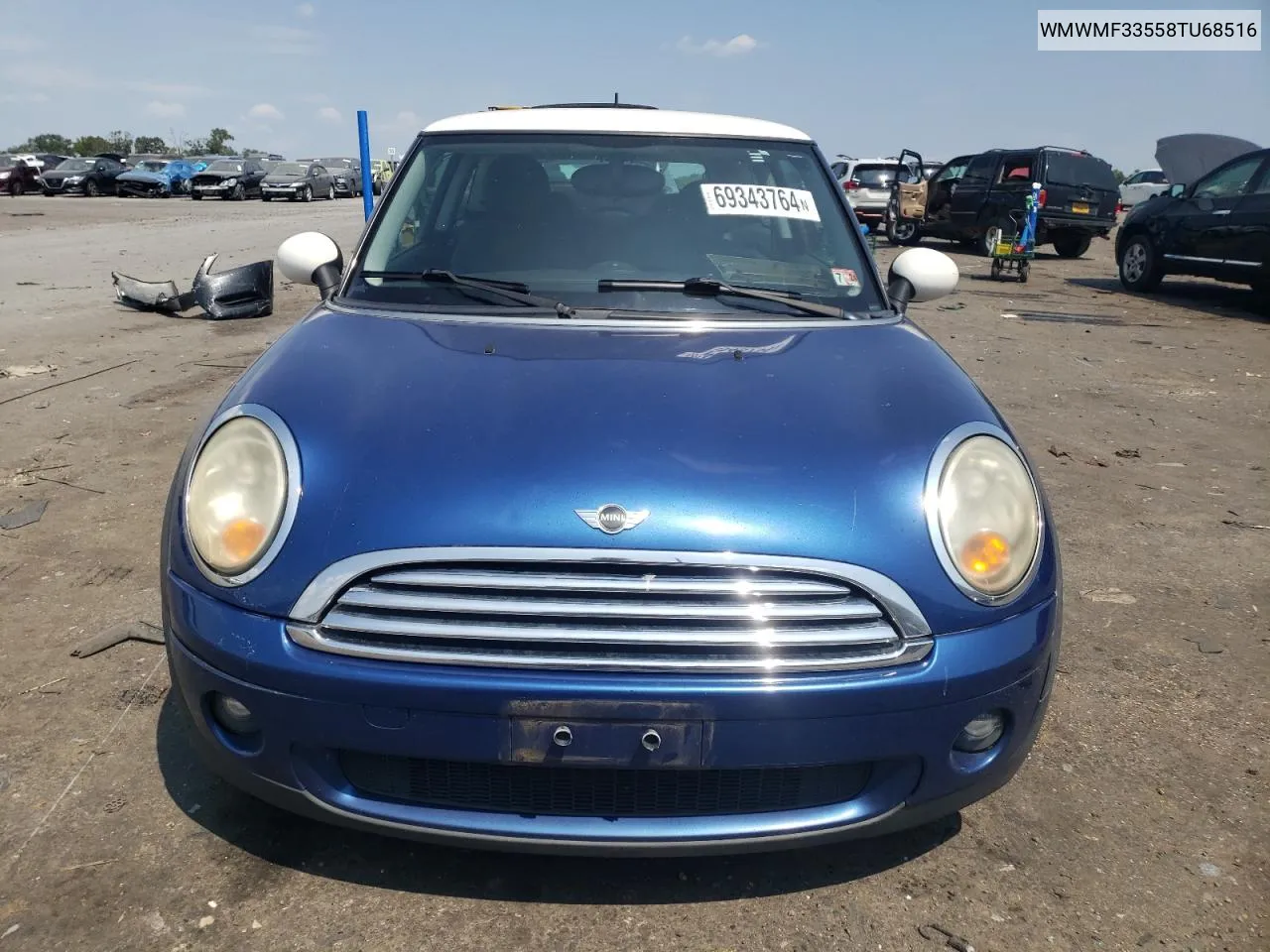 2008 Mini Cooper VIN: WMWMF33558TU68516 Lot: 69343764