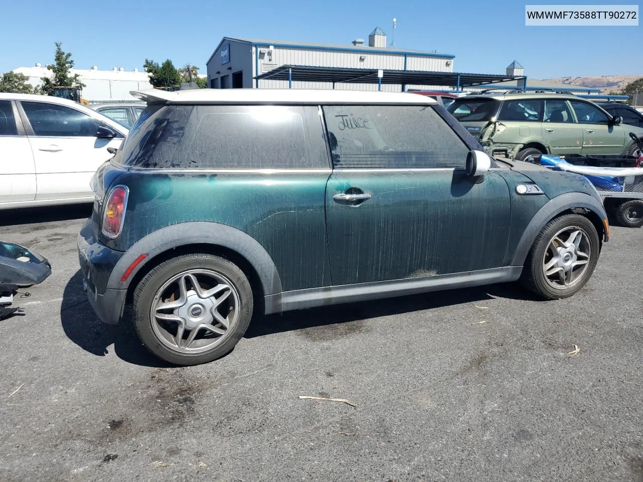 2008 Mini Cooper S VIN: WMWMF73588TT90272 Lot: 70115904