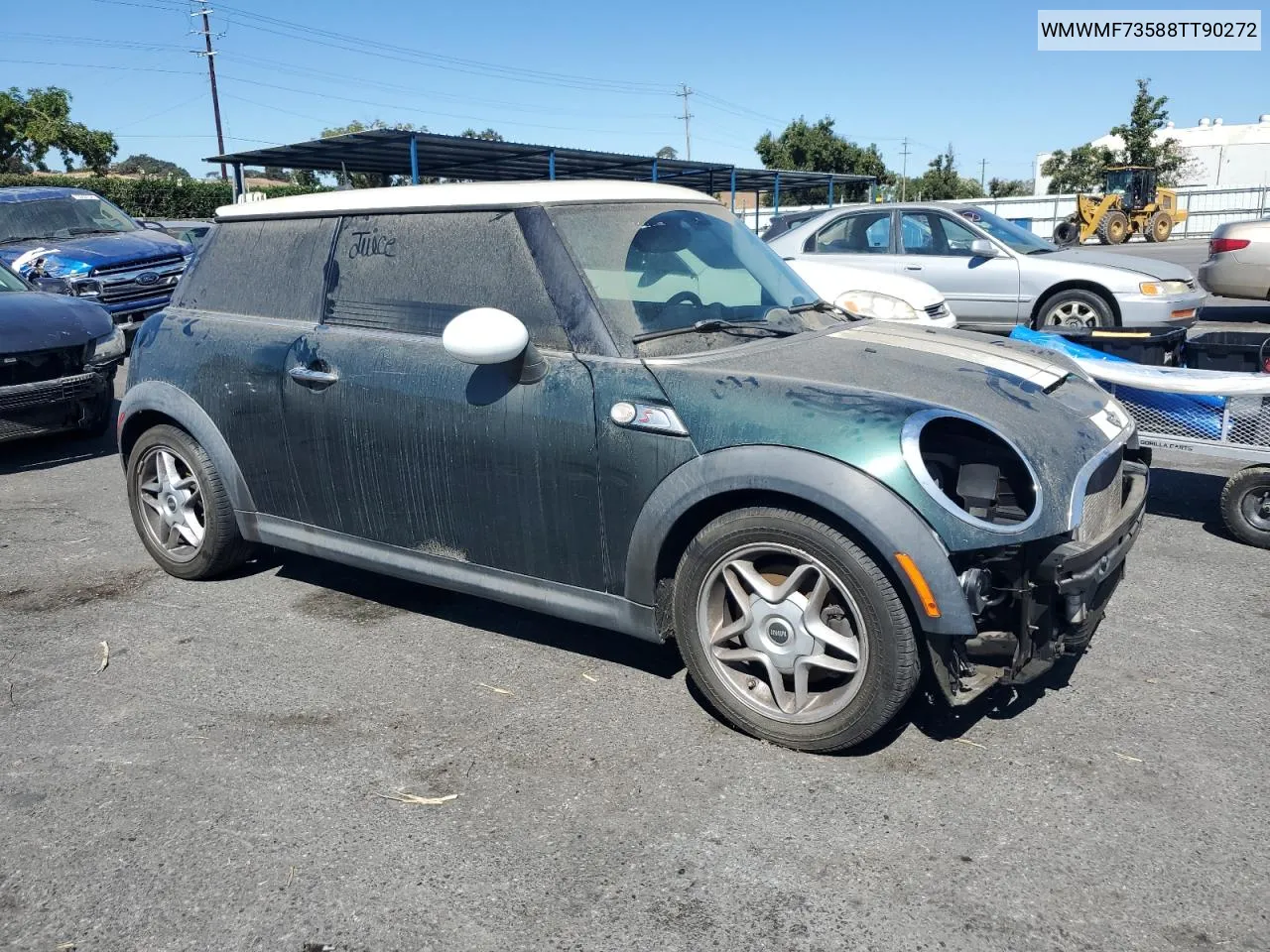 2008 Mini Cooper S VIN: WMWMF73588TT90272 Lot: 70115904