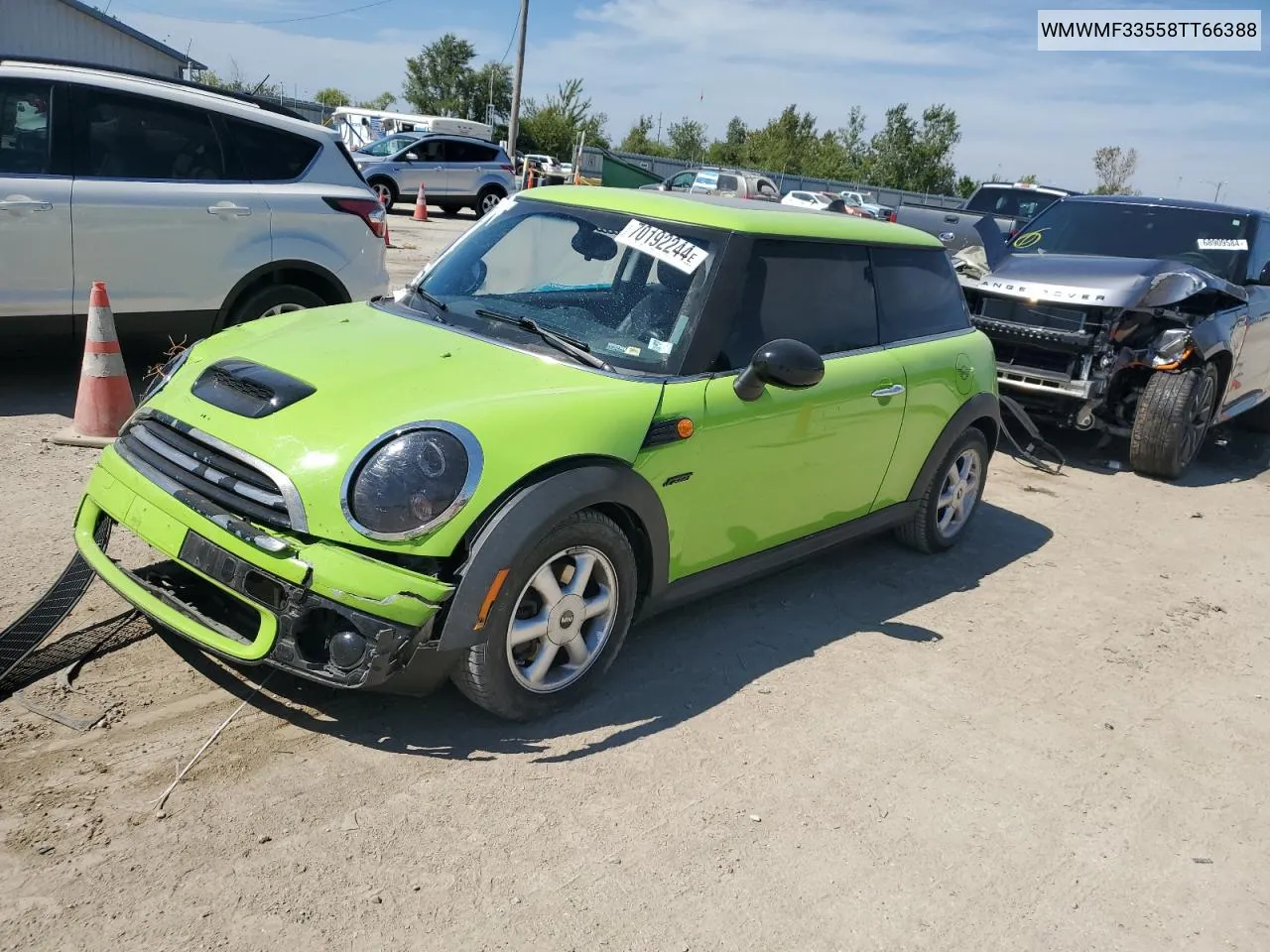 2008 Mini Cooper VIN: WMWMF33558TT66388 Lot: 70192244