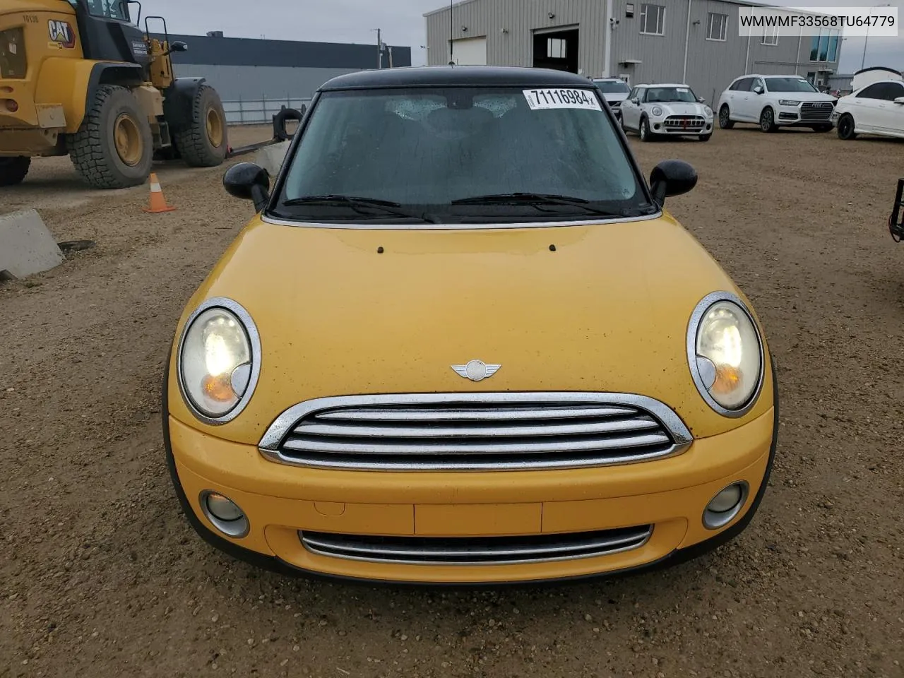 2008 Mini Cooper VIN: WMWMF33568TU64779 Lot: 71116984