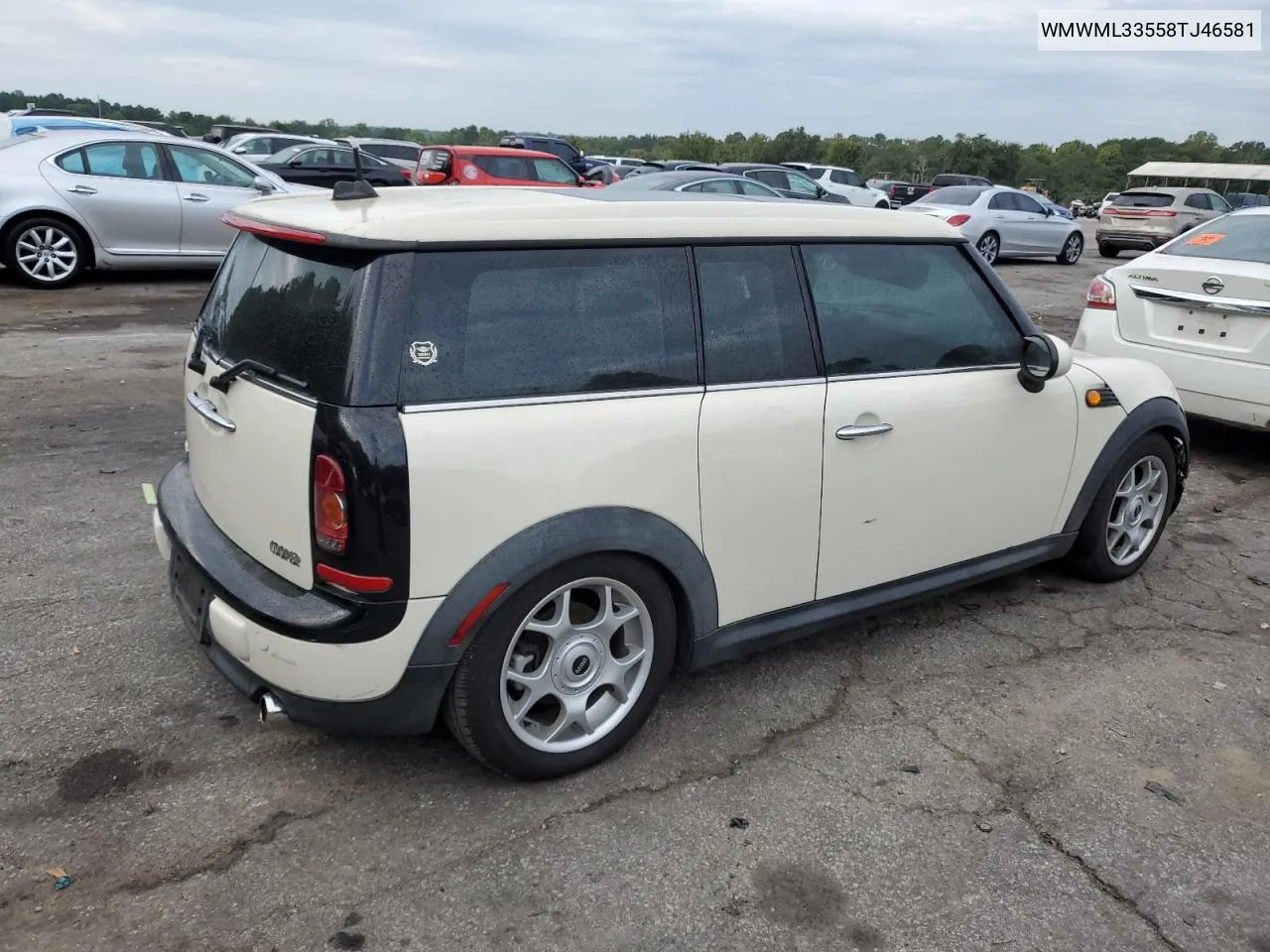 2008 Mini Cooper Clubman VIN: WMWML33558TJ46581 Lot: 72135764