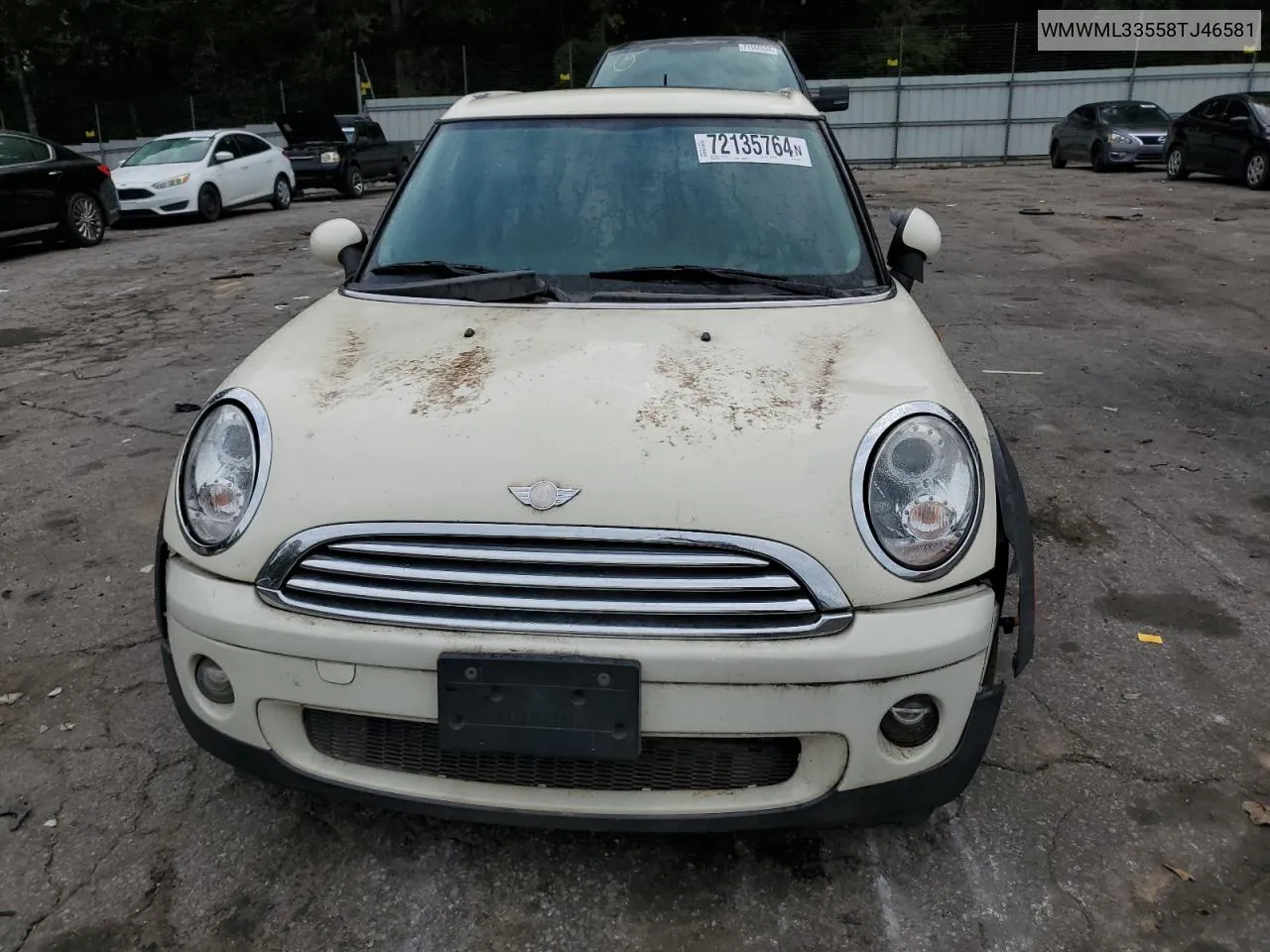 2008 Mini Cooper Clubman VIN: WMWML33558TJ46581 Lot: 72135764