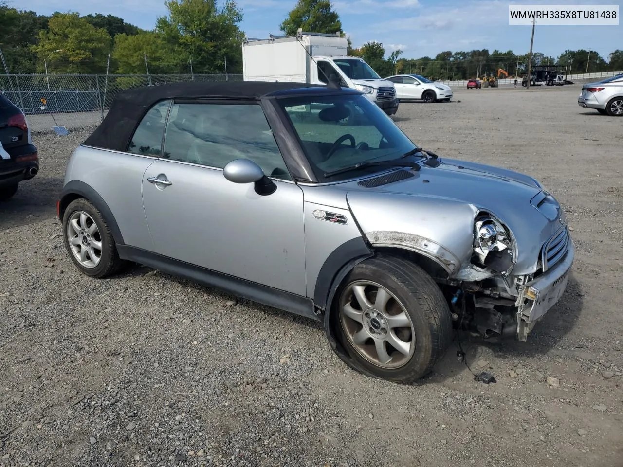 WMWRH335X8TU81438 2008 Mini Cooper S