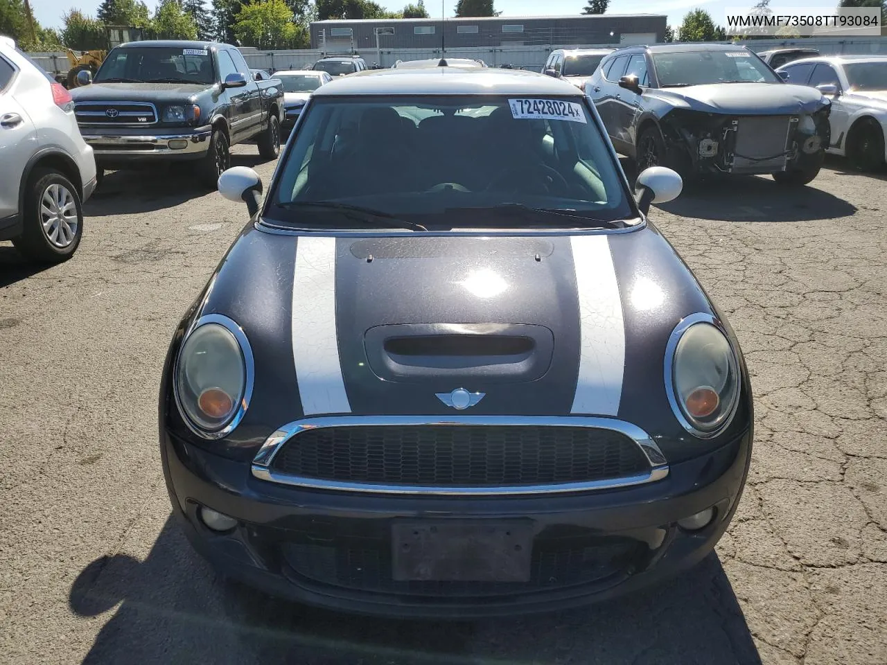 2008 Mini Cooper S VIN: WMWMF73508TT93084 Lot: 72428024