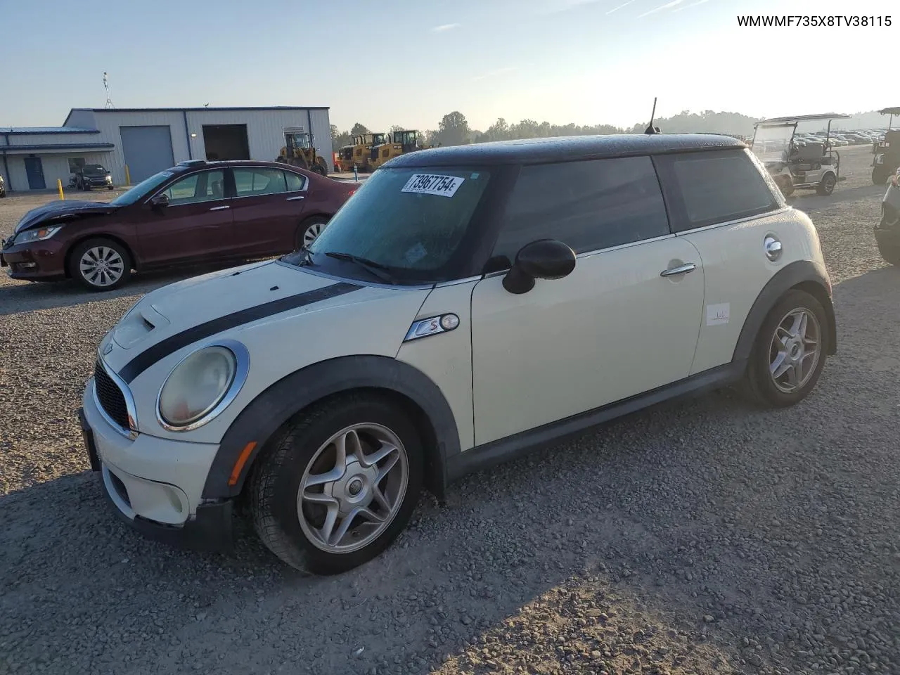 2008 Mini Cooper S VIN: WMWMF735X8TV38115 Lot: 73967754