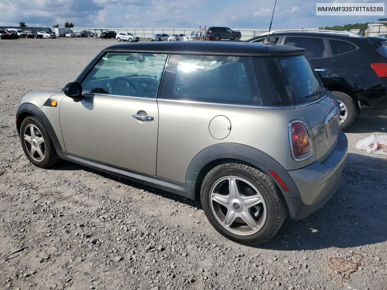 2008 Mini Cooper VIN: WMWMF33578TT65288 Lot: 73973634