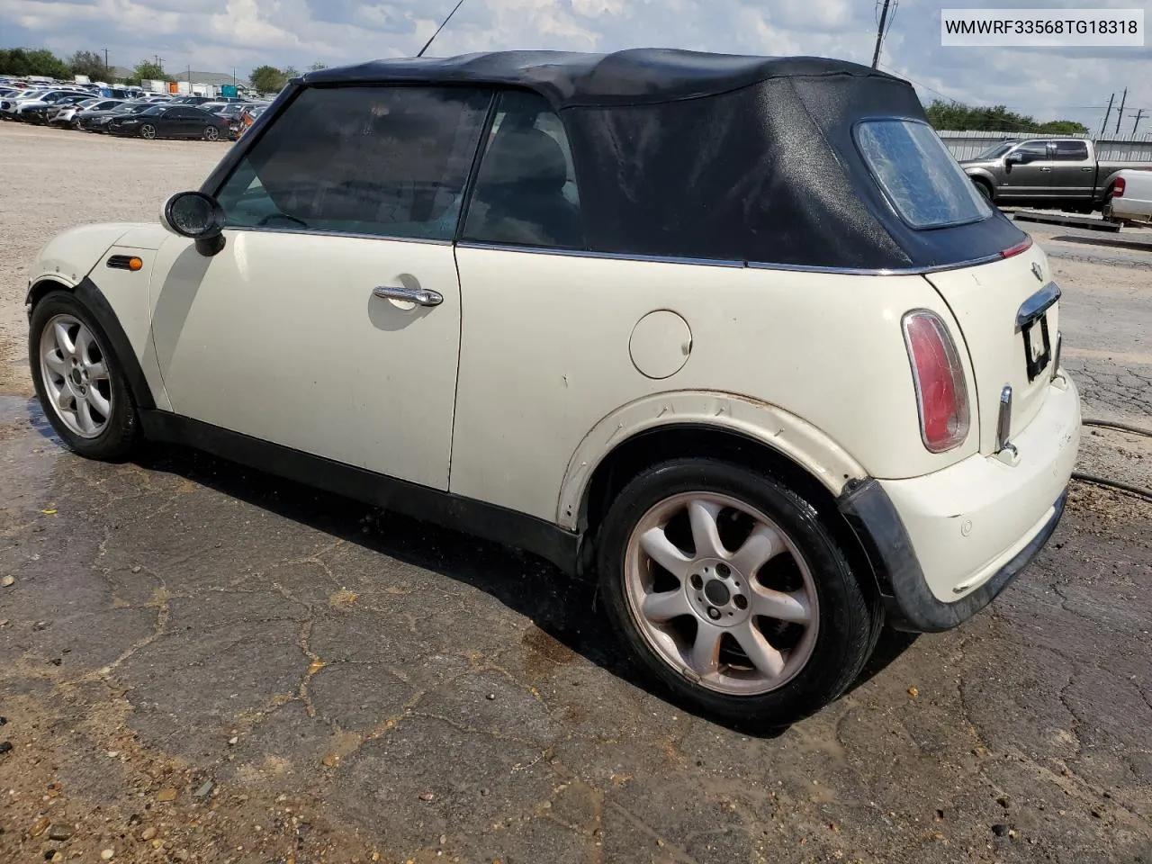 2008 Mini Cooper VIN: WMWRF33568TG18318 Lot: 74856044