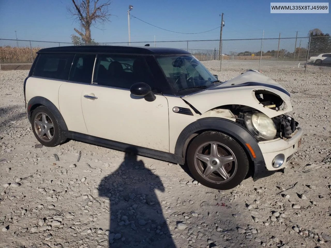 2008 Mini Cooper Clubman VIN: WMWML335X8TJ45989 Lot: 76659114