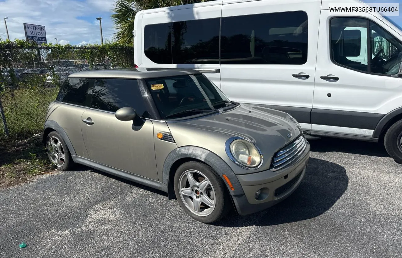 2008 Mini Cooper VIN: WMWMF33568TU66404 Lot: 77434324