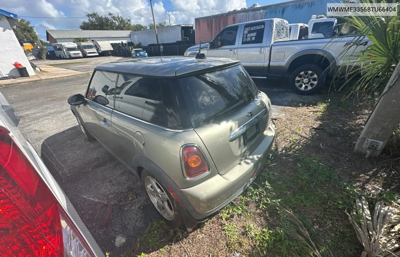 2008 Mini Cooper VIN: WMWMF33568TU66404 Lot: 77434324