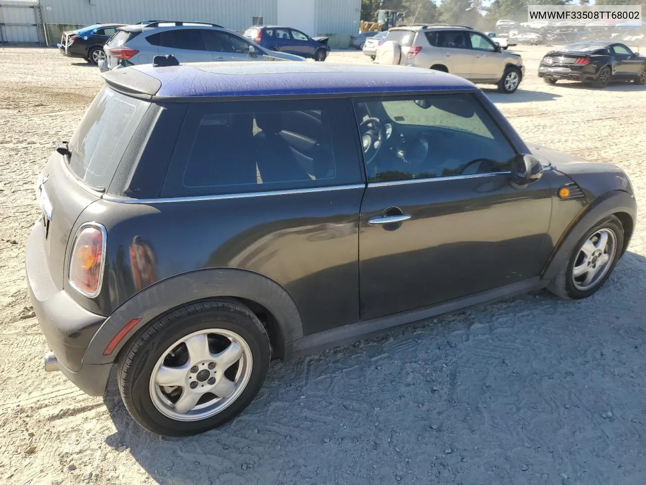 2008 Mini Cooper VIN: WMWMF33508TT68002 Lot: 77877854