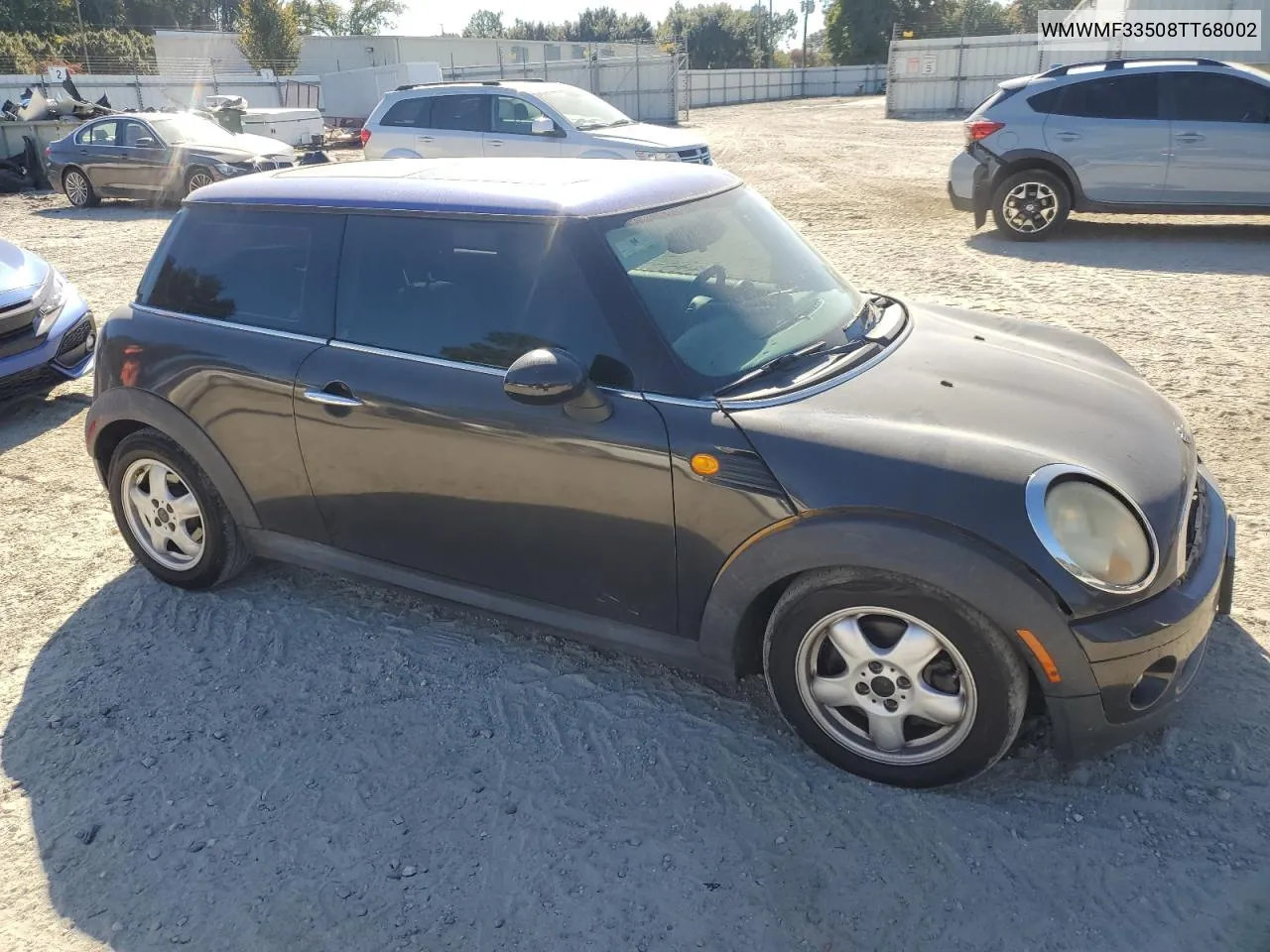 2008 Mini Cooper VIN: WMWMF33508TT68002 Lot: 77877854