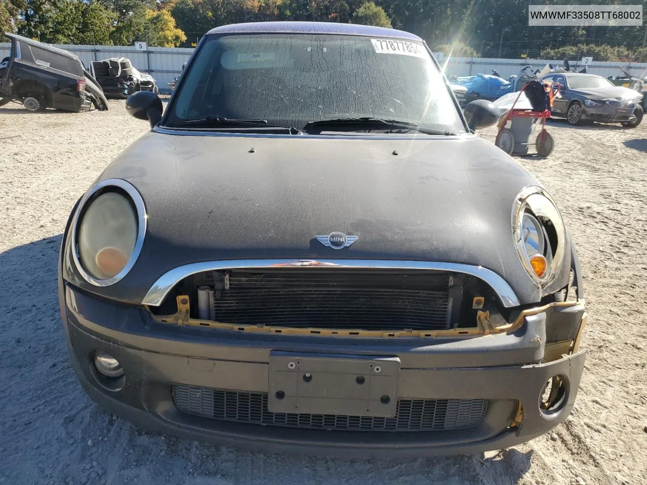 2008 Mini Cooper VIN: WMWMF33508TT68002 Lot: 77877854