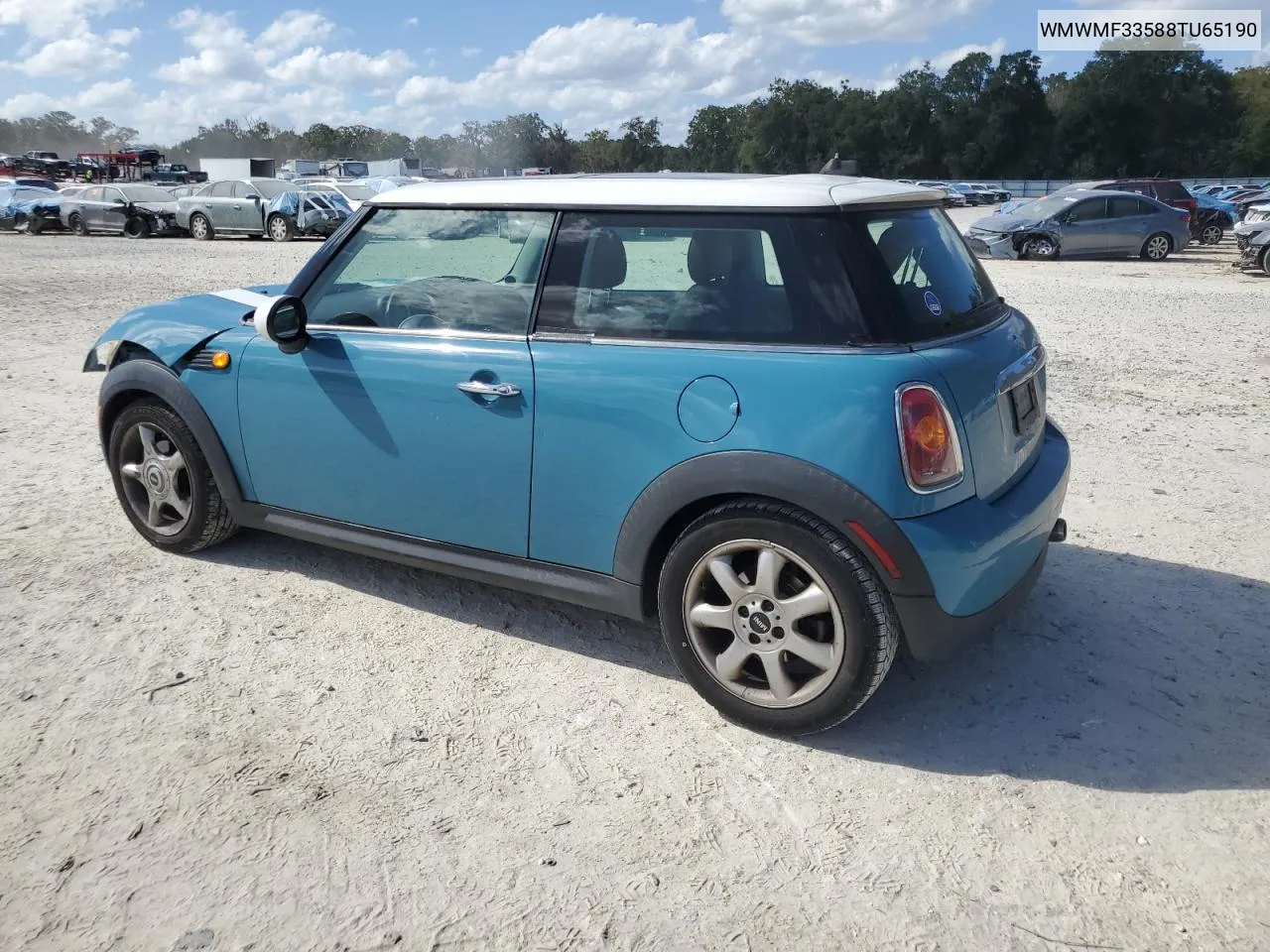 2008 Mini Cooper VIN: WMWMF33588TU65190 Lot: 79320424