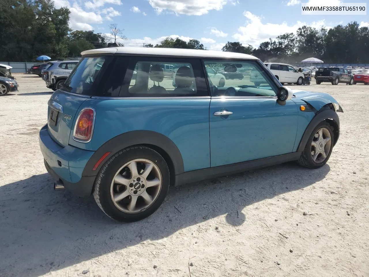 2008 Mini Cooper VIN: WMWMF33588TU65190 Lot: 79320424