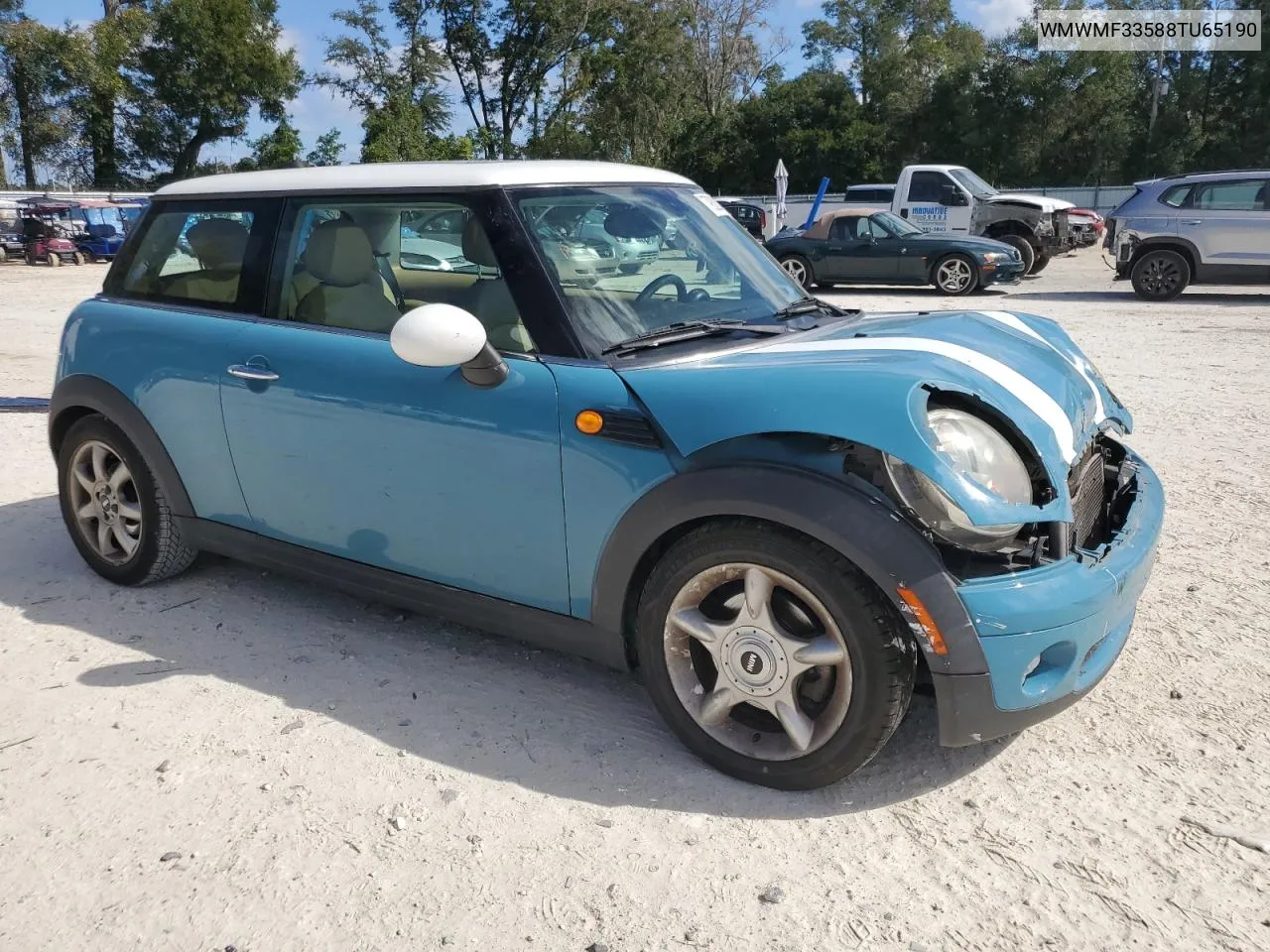 2008 Mini Cooper VIN: WMWMF33588TU65190 Lot: 79320424