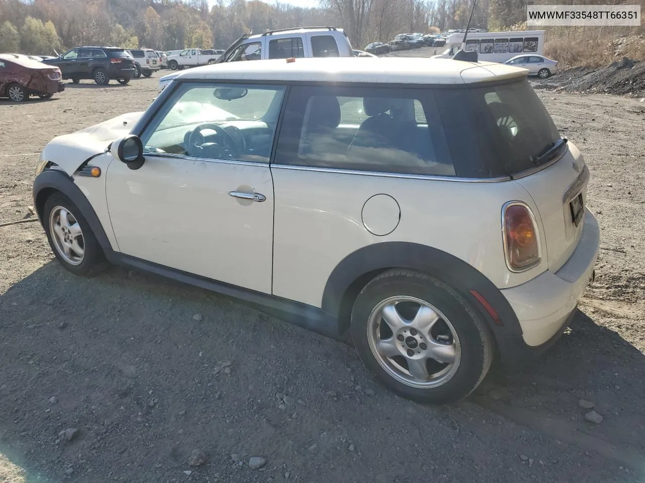 2008 Mini Cooper VIN: WMWMF33548TT66351 Lot: 79513164