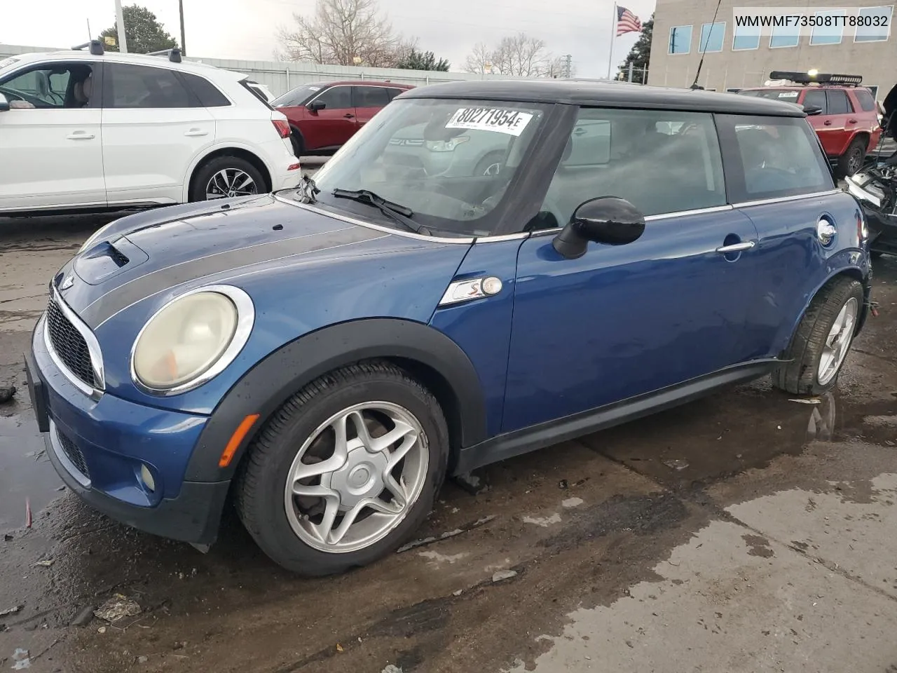 2008 Mini Cooper S VIN: WMWMF73508TT88032 Lot: 80271954