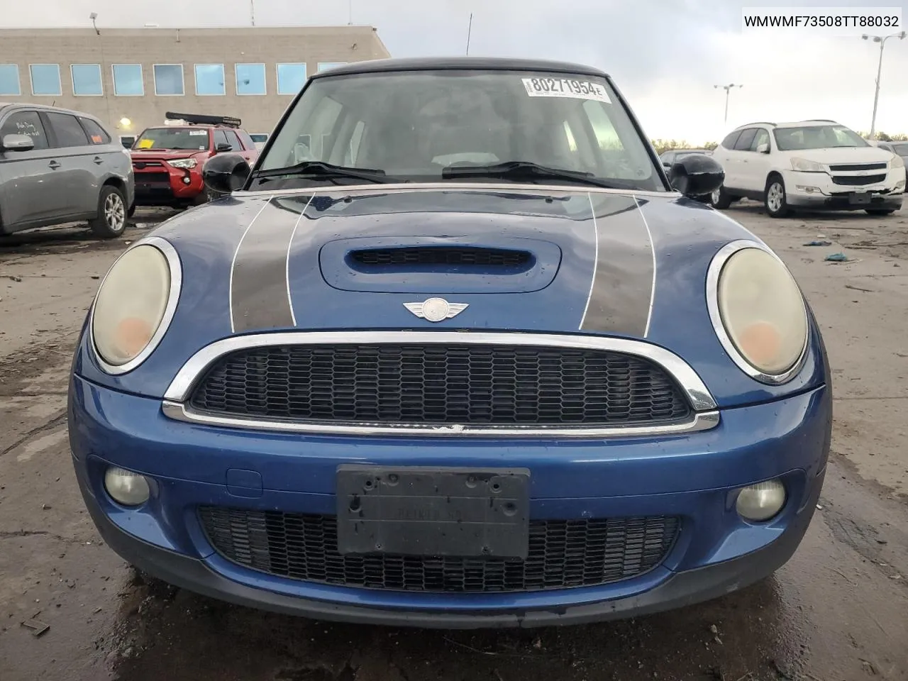 2008 Mini Cooper S VIN: WMWMF73508TT88032 Lot: 80271954