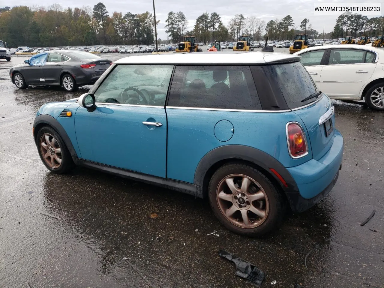 2008 Mini Cooper VIN: WMWMF33548TU68233 Lot: 80627474