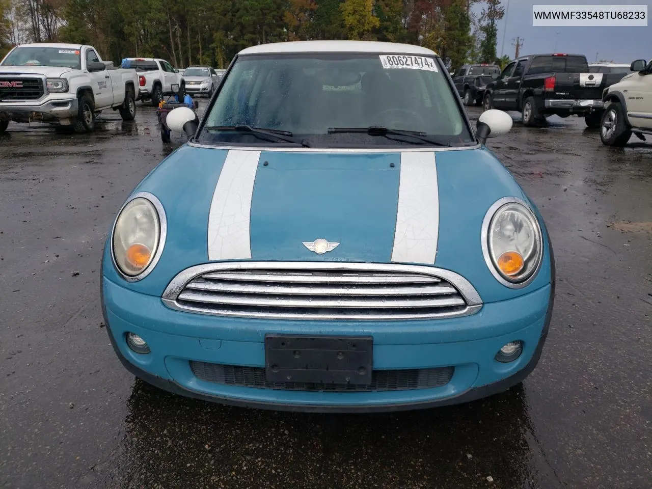 2008 Mini Cooper VIN: WMWMF33548TU68233 Lot: 80627474