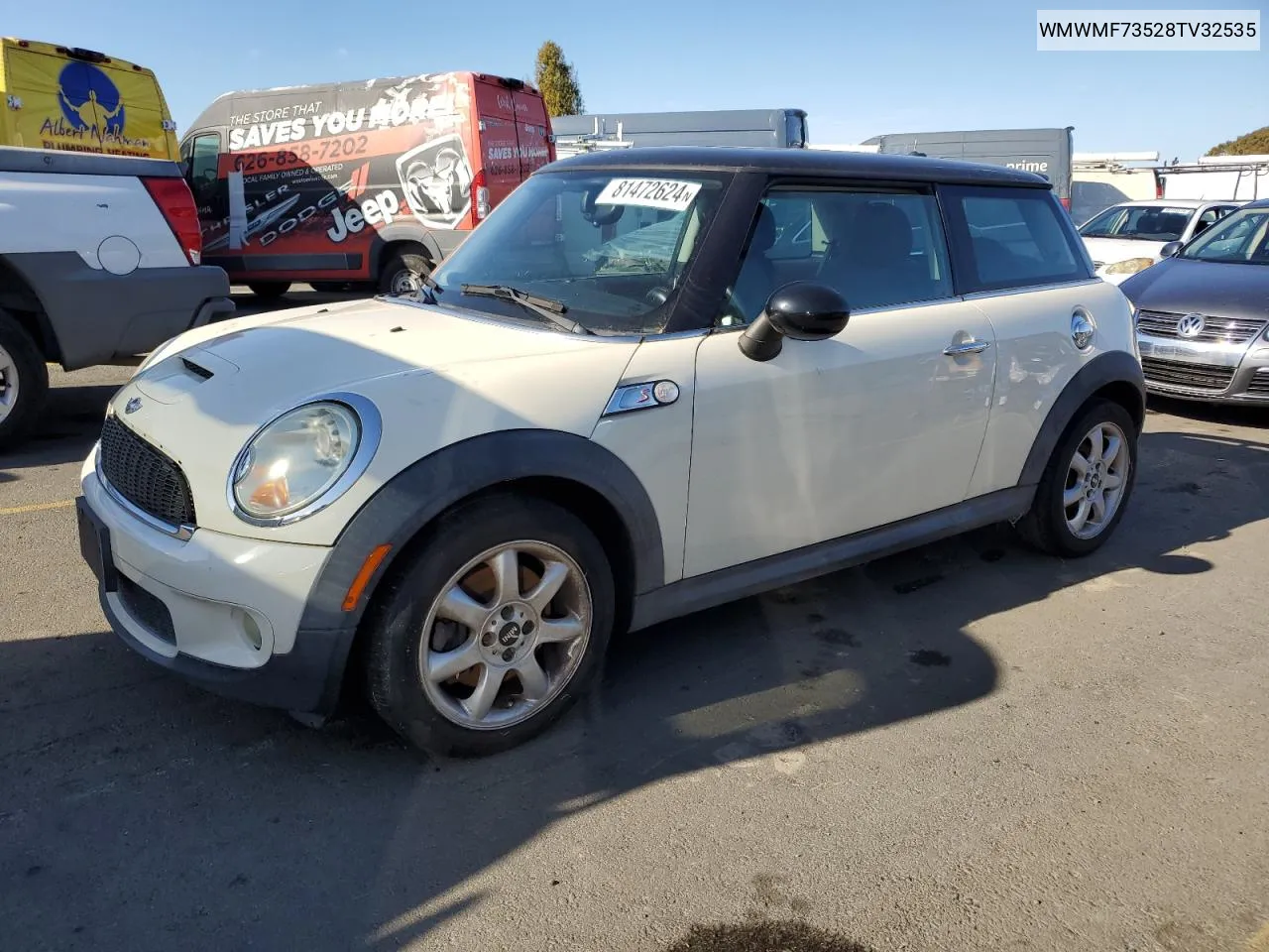 2008 Mini Cooper S VIN: WMWMF73528TV32535 Lot: 81472624