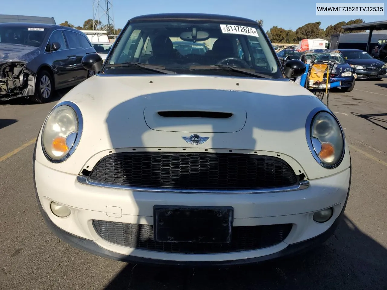 2008 Mini Cooper S VIN: WMWMF73528TV32535 Lot: 81472624