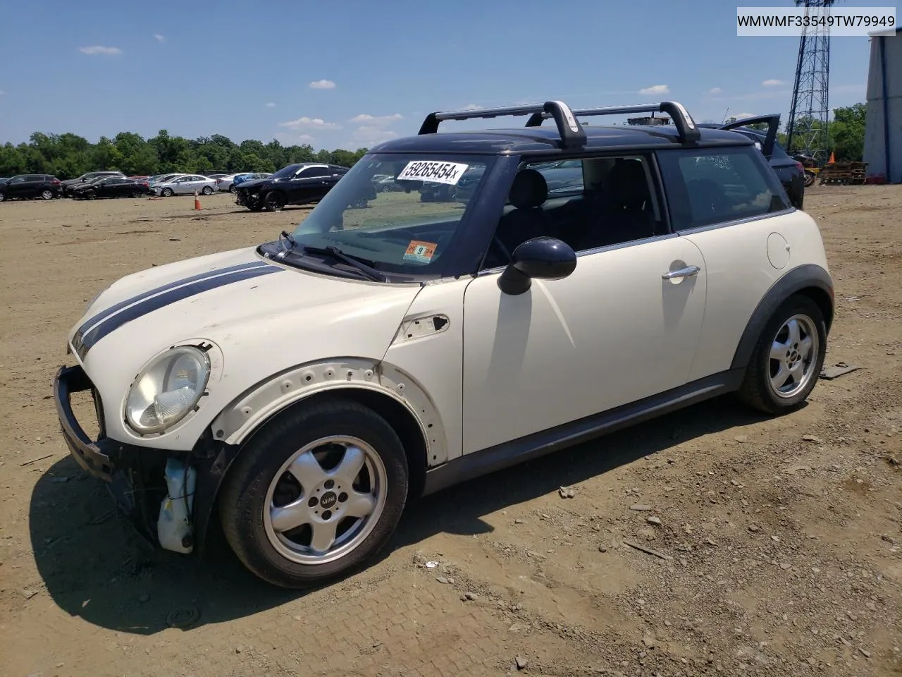 2009 Mini Cooper VIN: WMWMF33549TW79949 Lot: 59265454