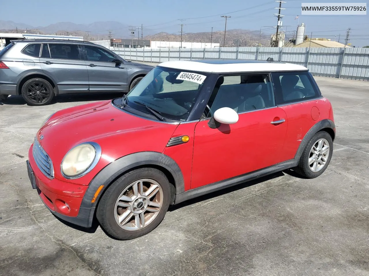 2009 Mini Cooper VIN: WMWMF33559TW75926 Lot: 68945474