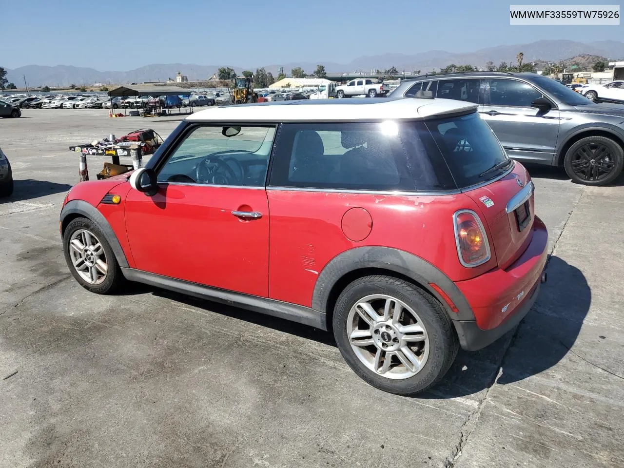 2009 Mini Cooper VIN: WMWMF33559TW75926 Lot: 68945474